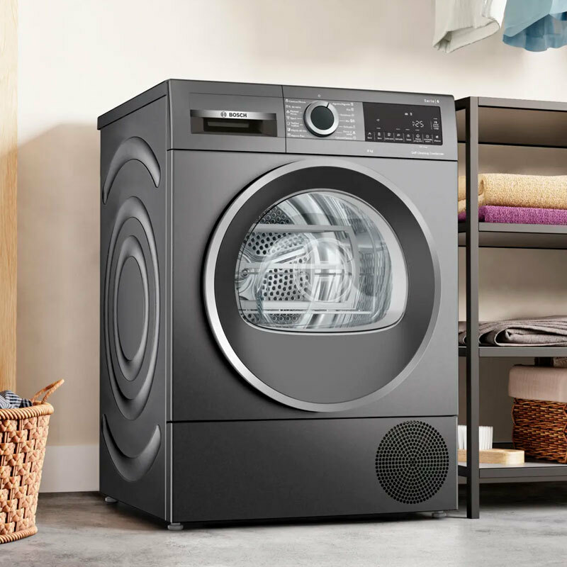 Secadora Bosch WQG245DRES – 9 kg, Bomba de calor, Home Connect
