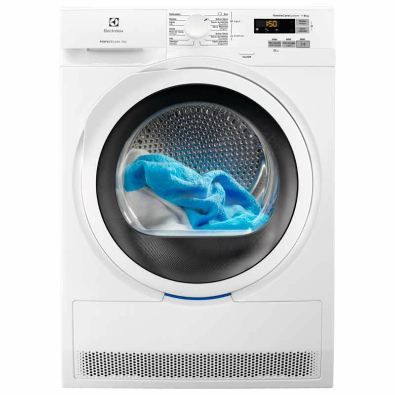 Secadora Electrolux EW7H5825IB – 8 kg, Bomba de calor, GentleCare