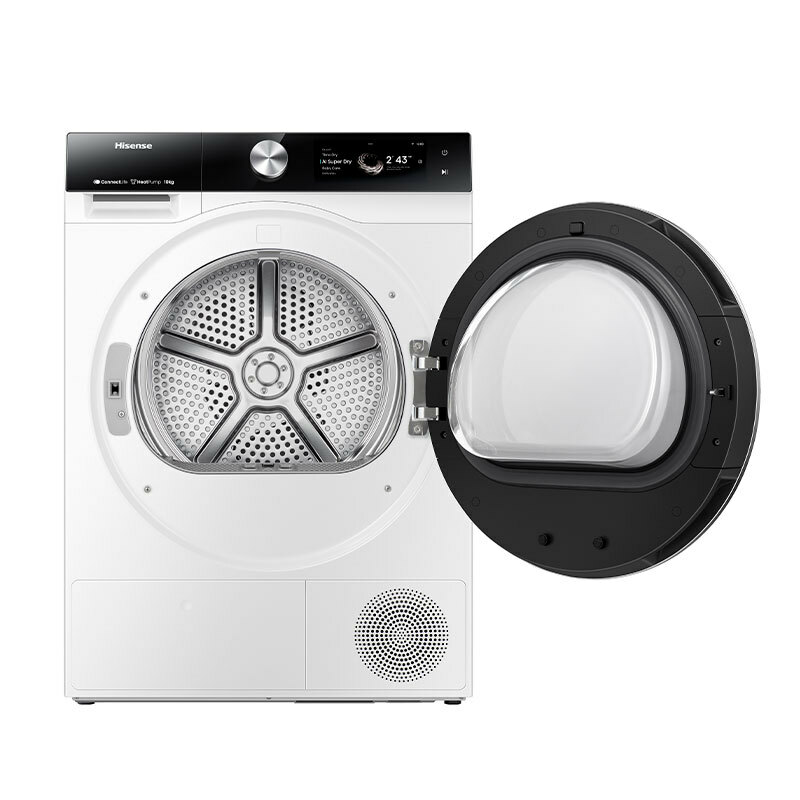 Secadora Hisense DH7S107BW – 10 kg, Bomba de calor, WiFi
