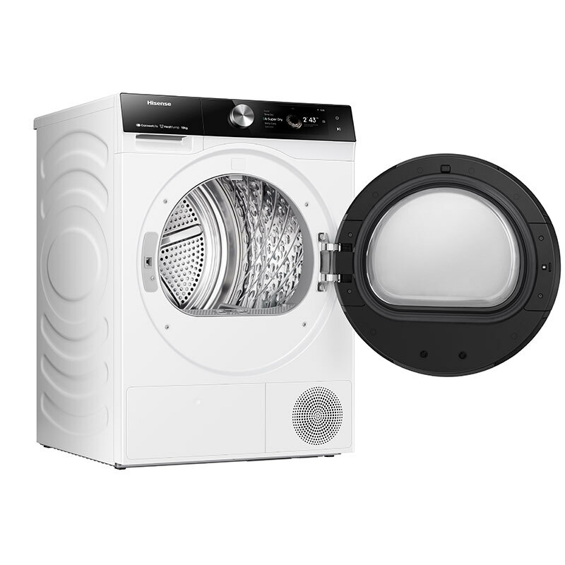 Secadora Hisense DH7S107BW – 10 kg, Bomba de calor, WiFi