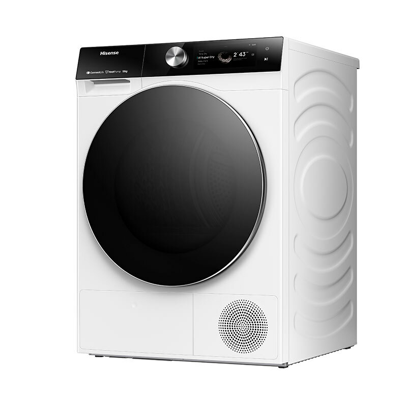 Secadora Hisense DH7S107BW – 10 kg, Bomba de calor, WiFi