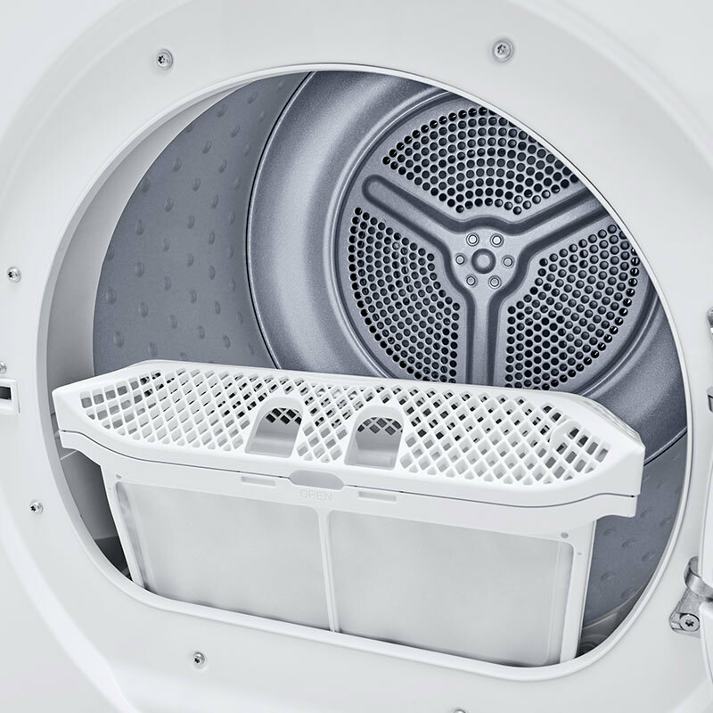 Secadora frontal LG RH80T2AP6RM – 8 kg, Bomba de calor, Clase A++