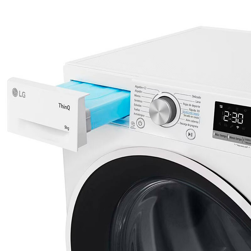 Secadora LG RH90V5AV6N – 9 kg, Bomba de calor Dual Inverter, WiFi