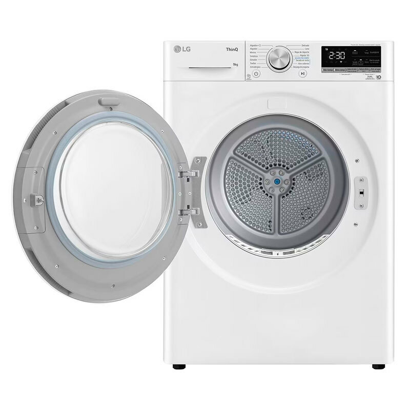 Secadora LG RH90V5AV6N – 9 kg, Bomba de calor Dual Inverter, WiFi