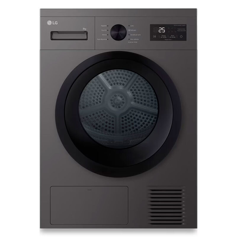 Secadora Bomba de Calor LG RHA1008NDK – 8 kg, A++, Libre instalación