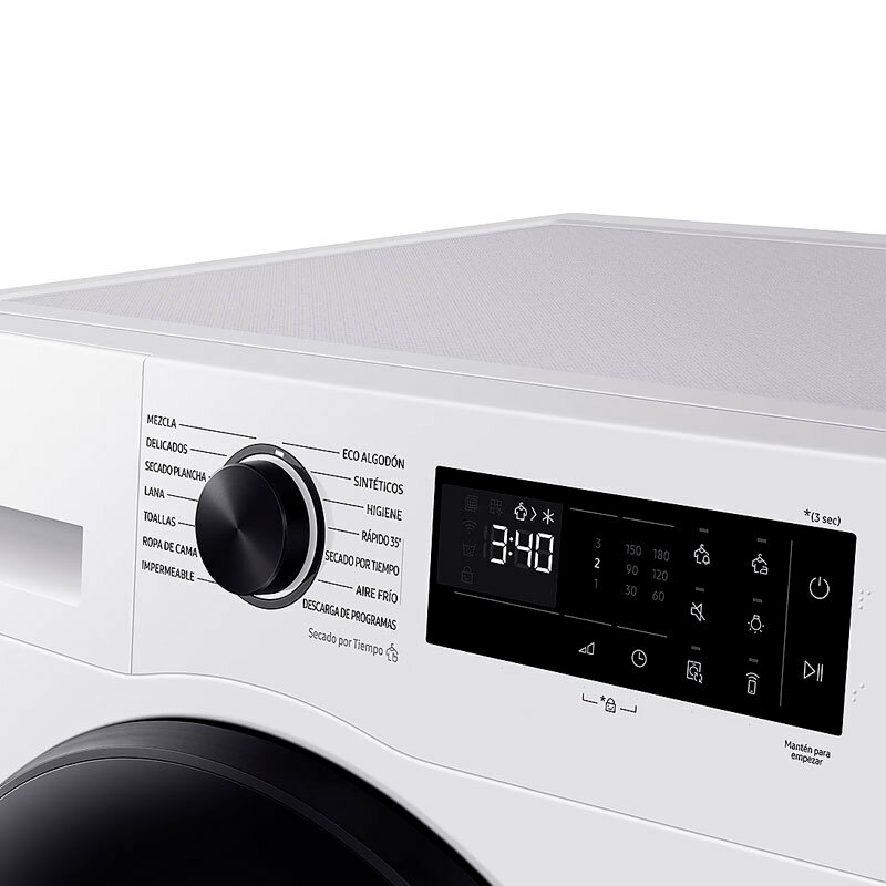 Secadora Samsung DV90DG52A0AEEC – 9 kg, Bomba de calor, WiFi SmartThings