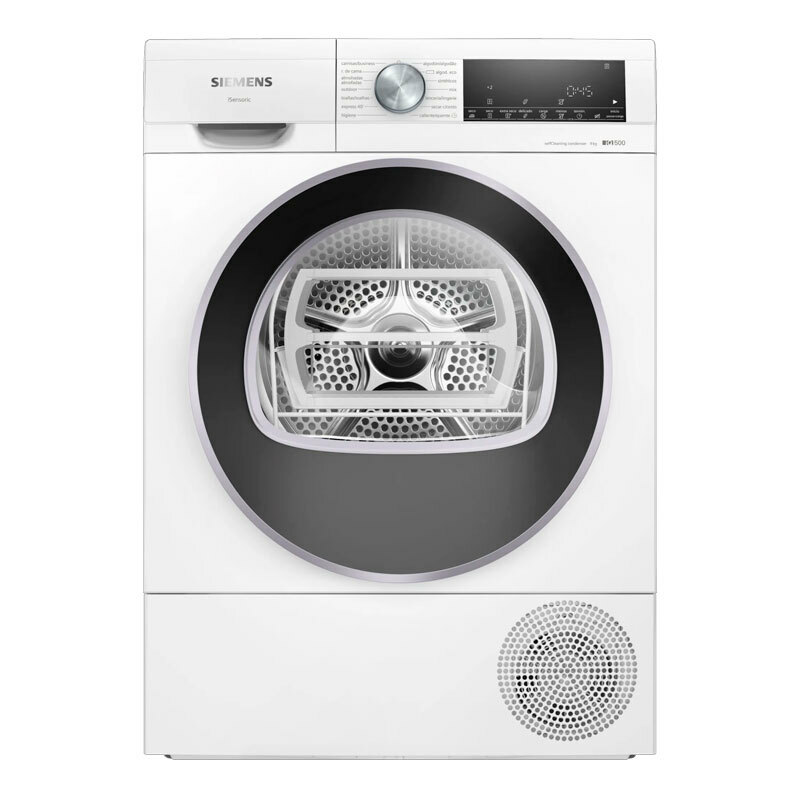 Secadora Siemens WQ45G2D0ES – 9 kg, Bomba de calor, Sensor autoDry