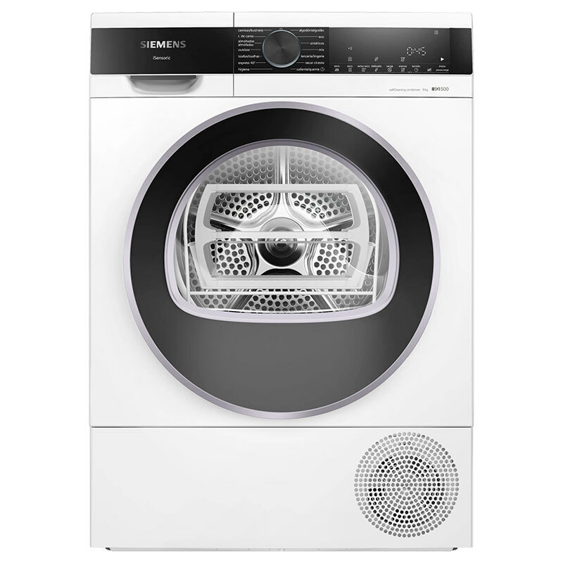 Secadora Siemens WQ45G2D1ES – 9 kg, Bomba de calor, Condensador autolimpiante