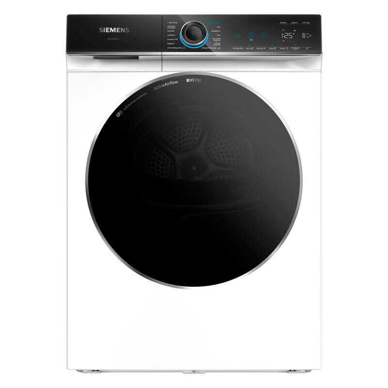 Secadora bomba de calor Siemens WR47B2D0ES – 9 kg, Clase A, Home Connect
