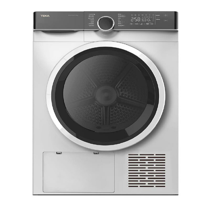 Secadora Teka SHK 70840 WH – 8 kg, Bomba de calor, Sensor de humedad