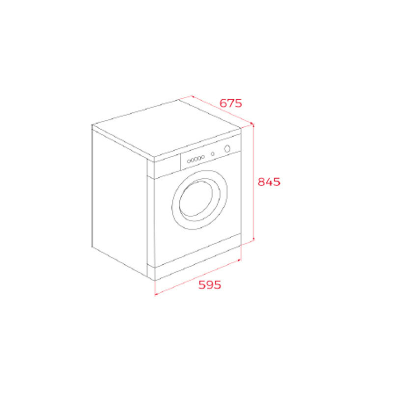 Secadora Teka SHK 81030 WH – Bomba de calor, 10 kg, Motor Inverter