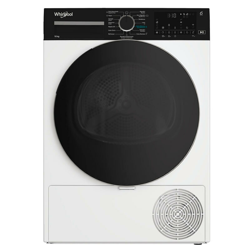 Secadora libre instalación Whirlpool CWD104MWBSSPT – 10 kg, Bomba de calor, WiFi