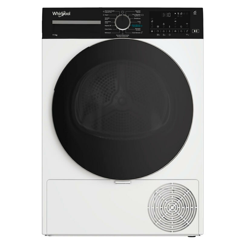 Secadora Whirlpool CWD113MWBSSPT – 11 kg, Bomba de calor, WiFi