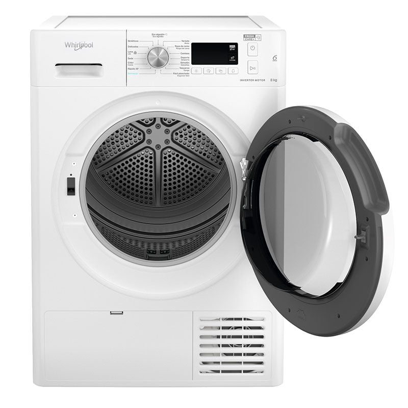 Secadora Whirlpool FFTN M11 82 SPT – 8 kg, A++, Bomba de calor