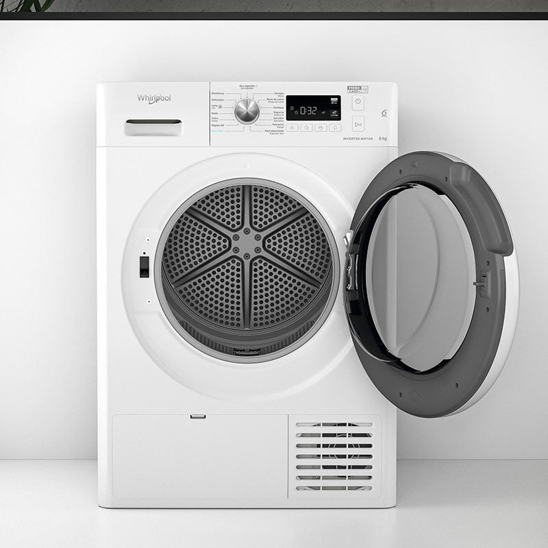 Secadora Whirlpool FFTN M11 82 SPT – 8 kg, A++, Bomba de calor