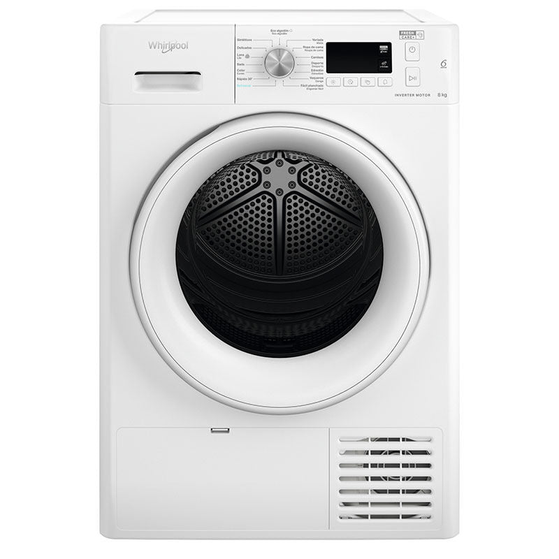 Secadora Whirlpool FFTN M11 82 SPT – 8 kg, A++, Bomba de calor