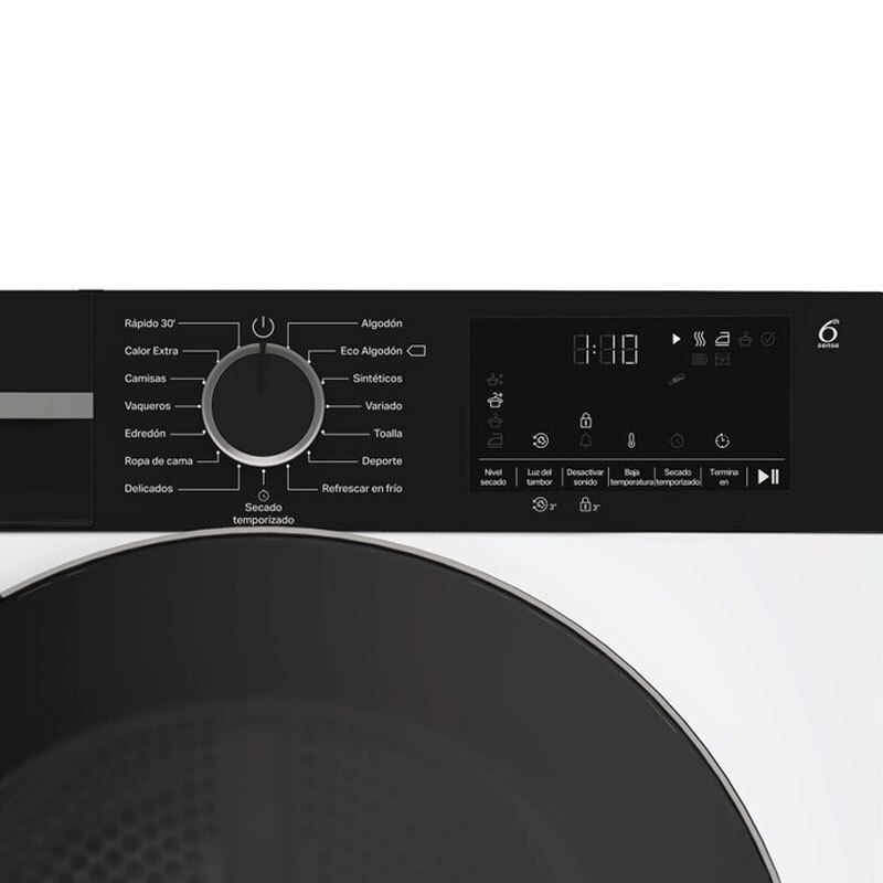 Secadora Whirlpool CWSD83MWBSES – 8 kg, Bomba de calor, 15 programas