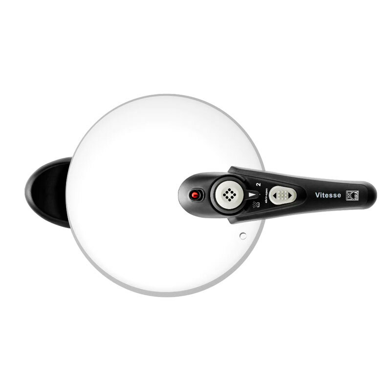 Ollas a presión Bra Vitesse Duo – 4+7 L, Acero inoxidable 18/10, Inducción