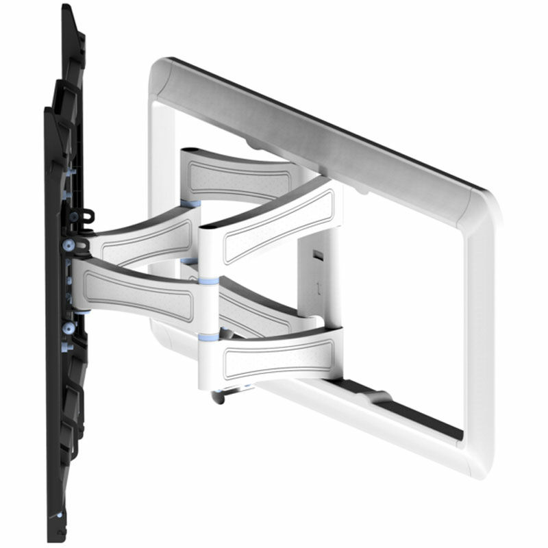 Soporte TV de pared articulado Vivanco BFMO 8060 W – Hasta 85", 45 kg, Giro e inclinación