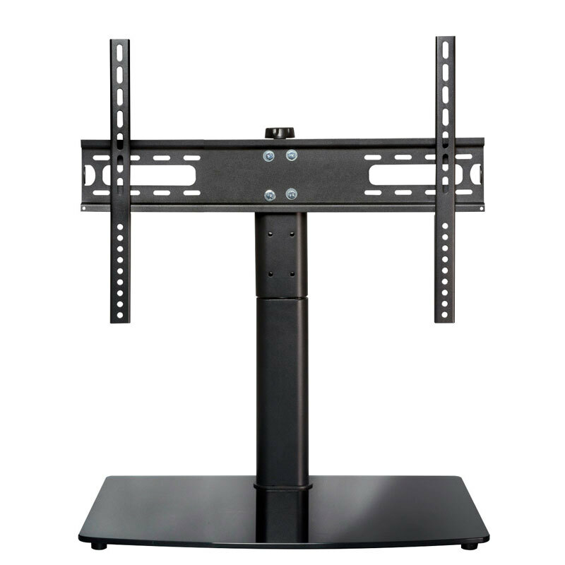 Soporte sobremesa TV Vivanco TS 8160 – Hasta 70", Giro ±30°, Base vidrio templado