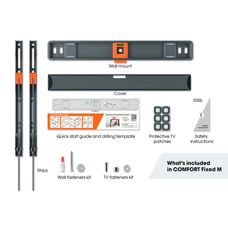 Soporte de pared Vogels TVM 3403 – 32–77 pulgadas, hasta 50 kg, ClickLoc