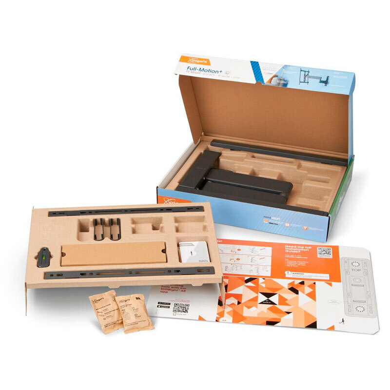 Soporte de pared Full-Motion Vogels TVM 3443 – 32–65", Giro 180°, Carga 25 kg