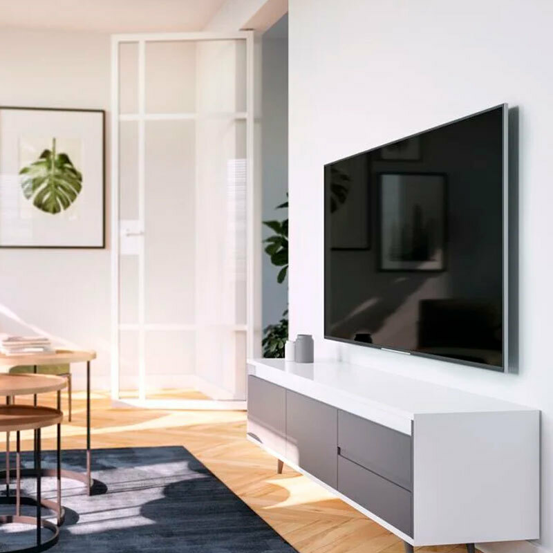 Soporte de pared fijo Vogels TVM 3603 – Ultrafino 2,2 cm, 40–100", 75 kg