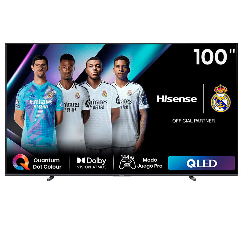 Televisor Hisense 100E7NQ PRO – QLED 4K, 144 Hz, Dolby Atmos