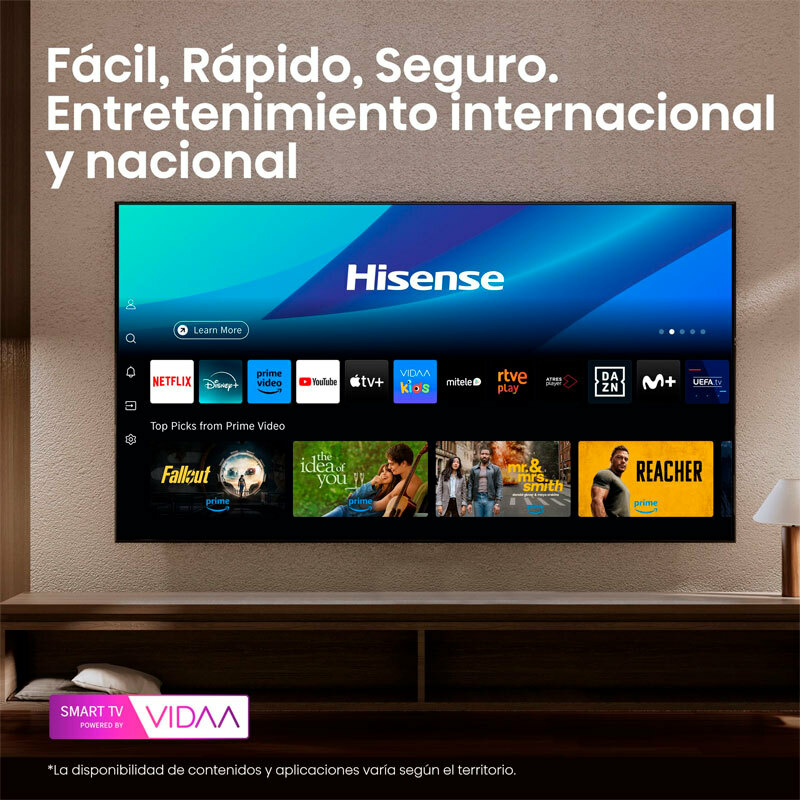 Televisor Hisense 40A4Q 40" – Full HD, Smart VIDAA, HDR10