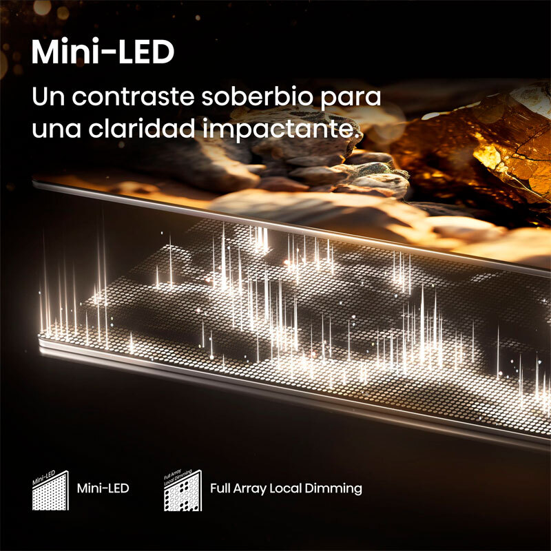 Televisor Hisense 75E8Q – Mini LED, 4K UHD, 144 Hz