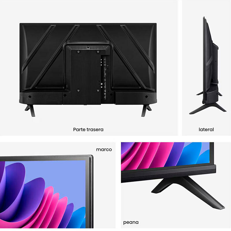 Televisor LED Hisense 32A4N – 32", HD Ready, Smart VIDAA