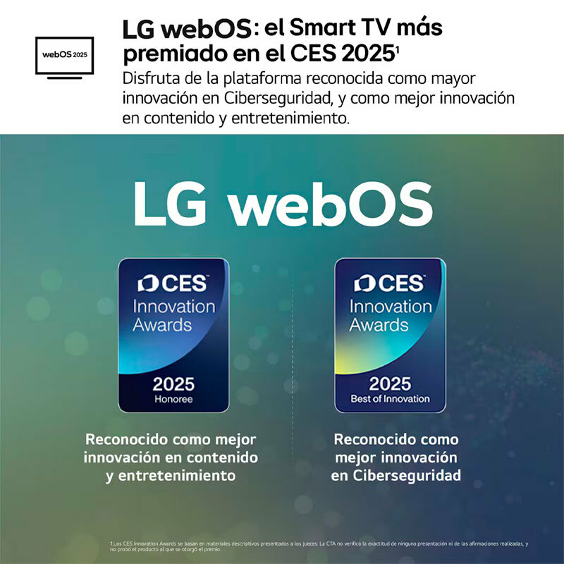 Televisor LG 43NANO81A6A – NanoCell 43" 4K, webOS 25, Bluetooth 5.1