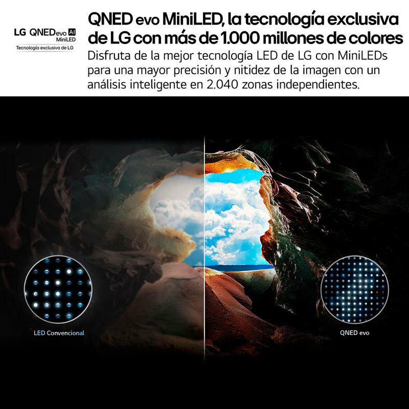 Televisor LG 43QNED87A6D – 43" QNED evo Mini LED 4K UHD, Dolby Vision, Smart TV webOS 25