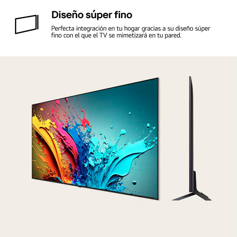 Televisor LG 50QNED80T6A.AEU – 50" QNED 4K, α5 Gen7, webOS24