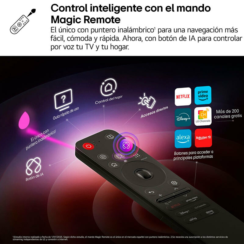 Televisor LG 50QNED87A6D – QNED evo 4K, Mini LED 50", Smart TV webOS 25