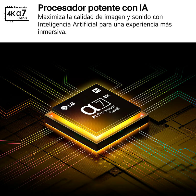 Televisor LG 50QNED87A6D – QNED evo 4K, Mini LED 50", Smart TV webOS 25