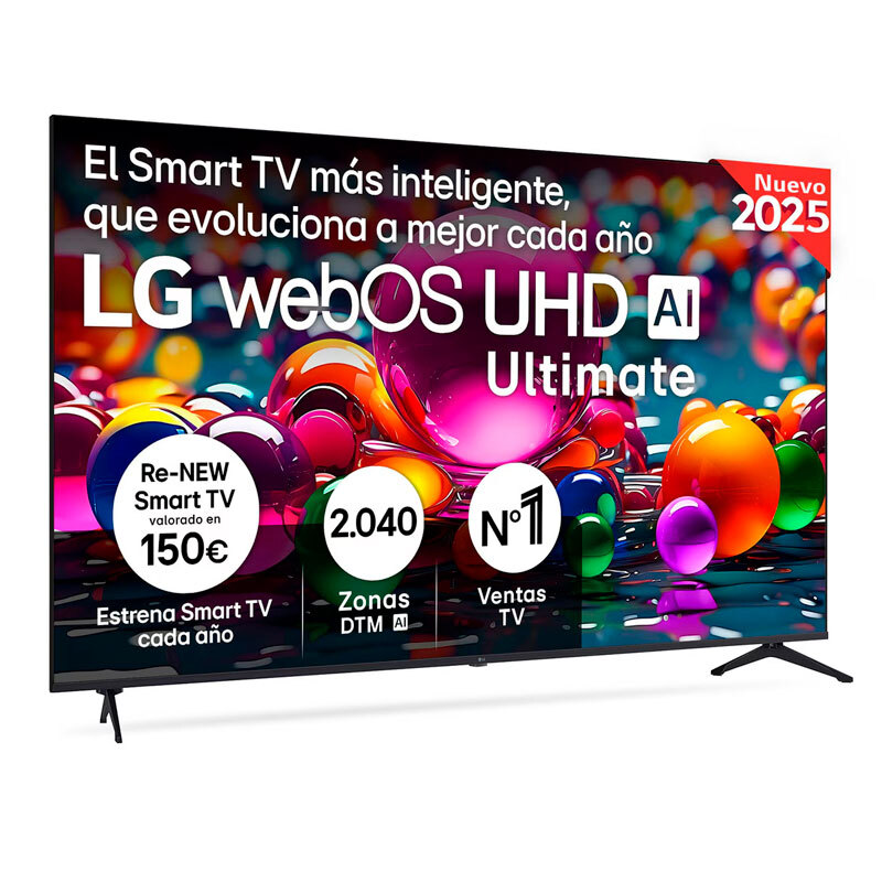 Televisor LG 55UA75006LA.AEU – 55" 4K UHD, α7 AI Gen8, HDR10 Pro