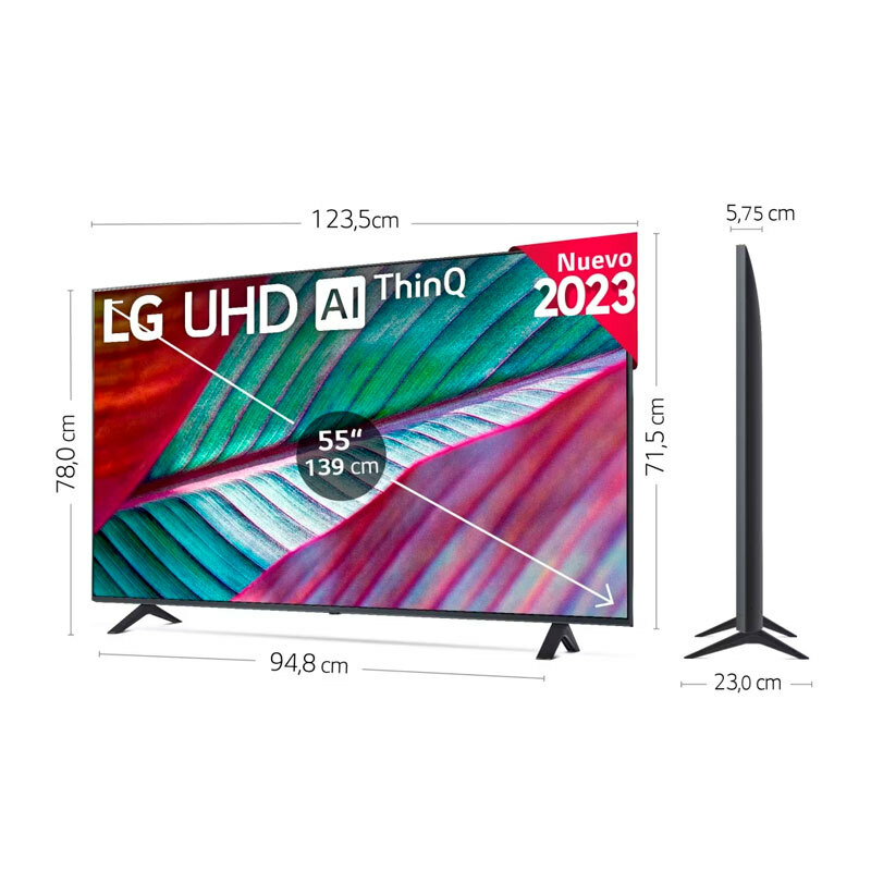Televisor LG 55UR78006LK – 55" 4K UHD, Smart webOS, HDR10