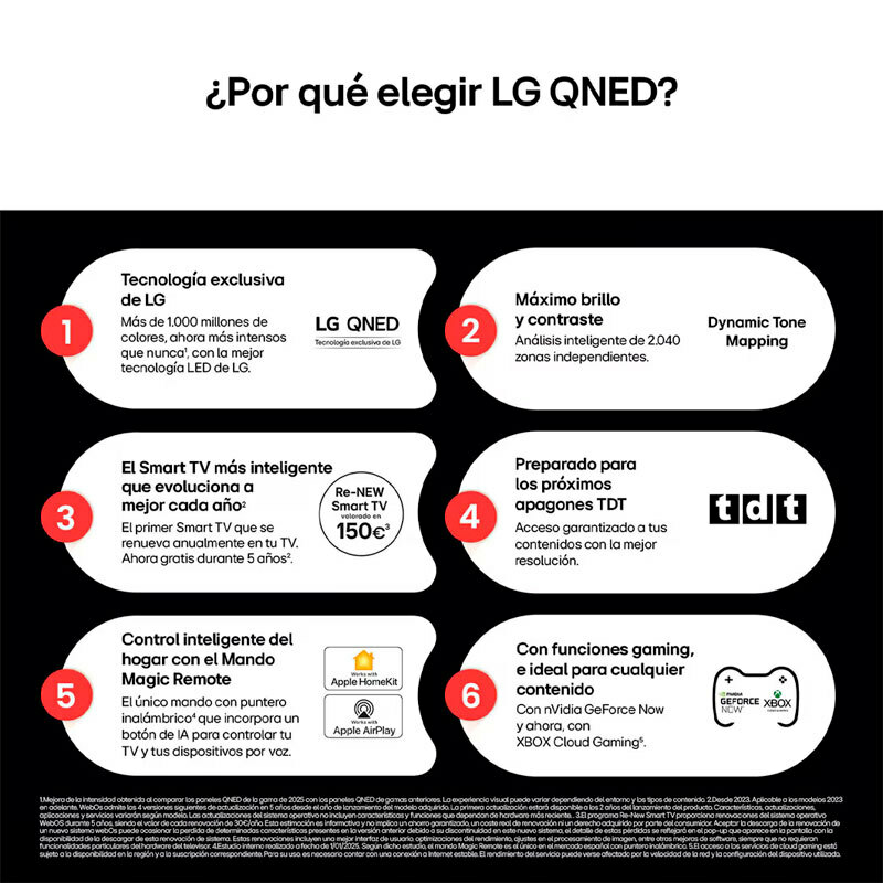 Televisor LG 75QNED82A6B – QNED 4K, α7 AI Gen8, 75"