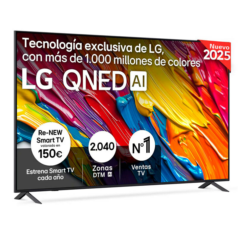 Televisor LG 86QNED82A6B – 86" 4K UHD, QD Mini LED, Smart TV webOS