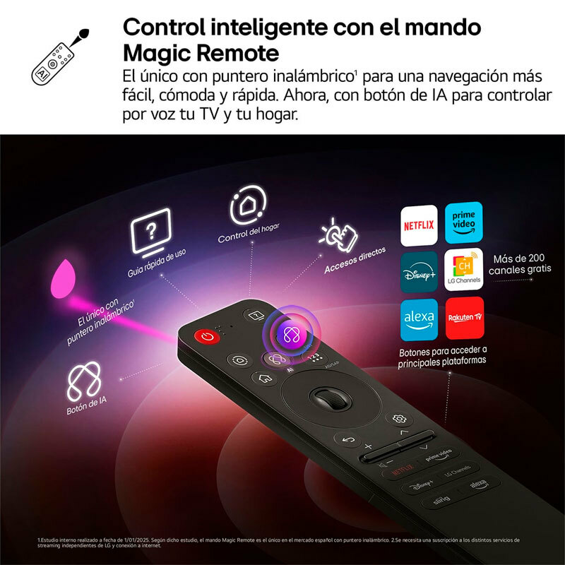 Televisor LG OLED42C54LA – OLED evo 4K, 120 Hz gaming, Dolby Vision y Dolby Atmos