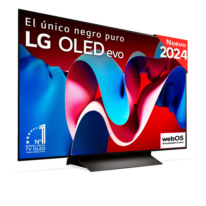 Televisor OLED evo LG OLED55C44LA.AEU – 55", 4K UHD, Dolby Vision