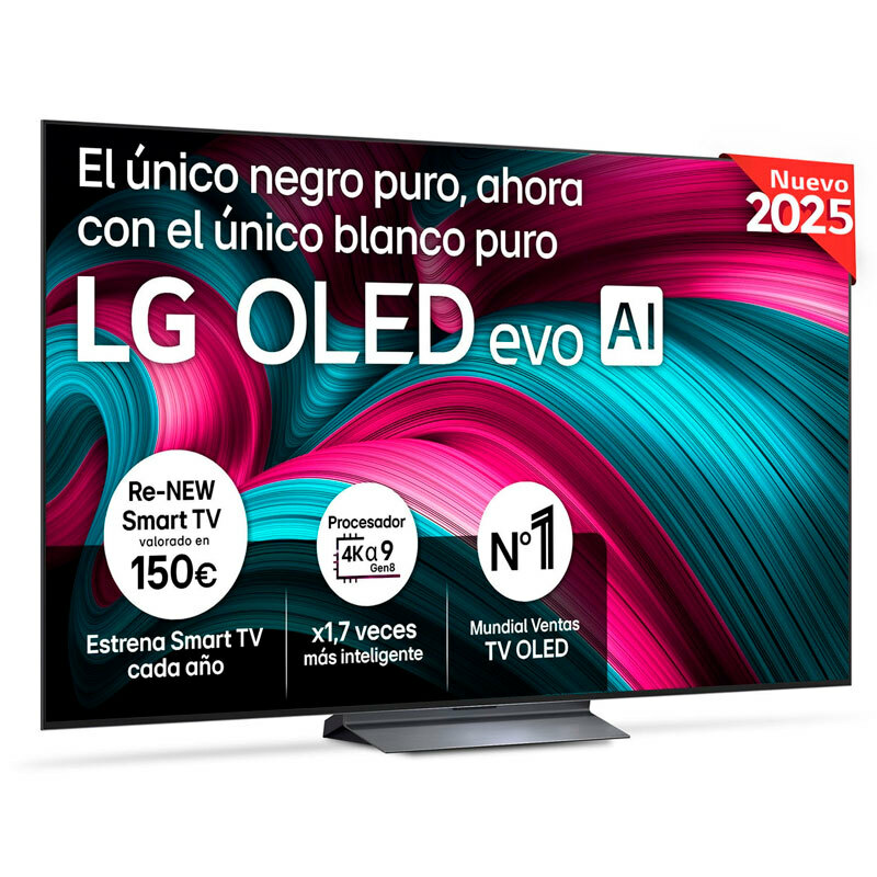 Televisor LG OLED65C54LA – OLED evo 4K, 120Hz/VRR 144Hz, Dolby Vision & Atmos
