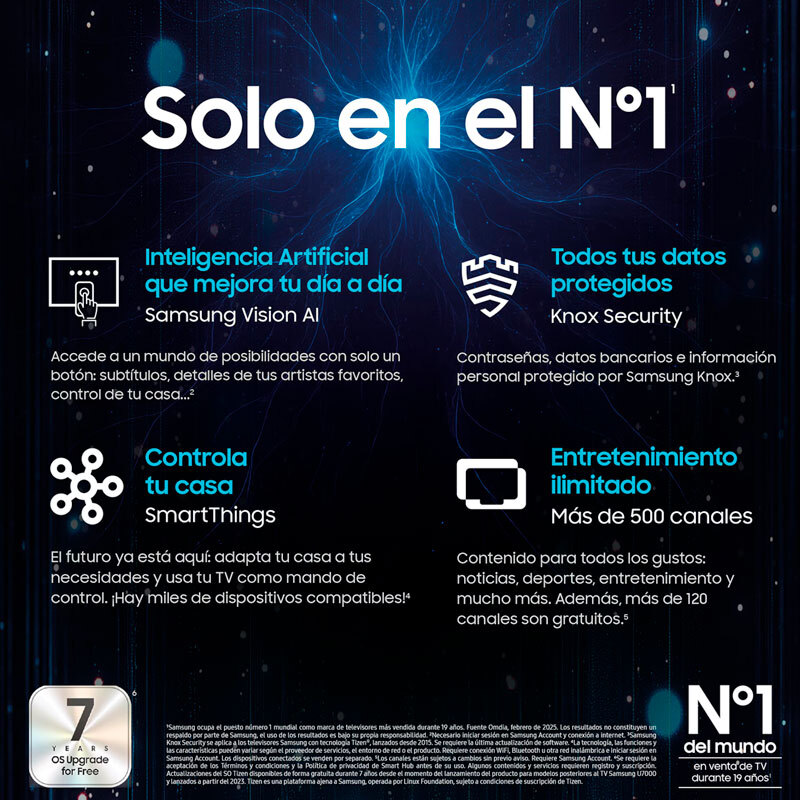 Televisor OLED Samsung TQ48S93FAEXXC – 48" 4K – 100 Hz (144 Hz gaming) – Dolby Atmos 60 W