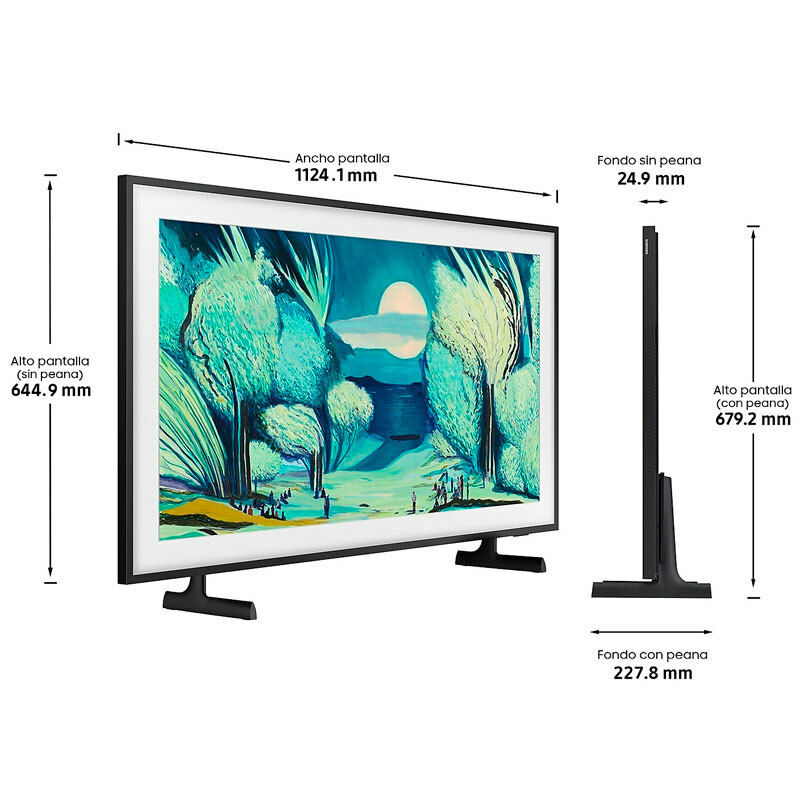 Televisor Samsung The Frame TQ50LS03FAUXXC – 50" QLED 4K, HDR10+ Adaptive, Modo Arte