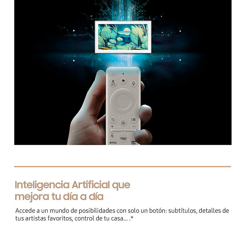 Televisor Samsung The Frame TQ50LS03FAUXXC – 50" QLED 4K, HDR10+ Adaptive, Modo Arte