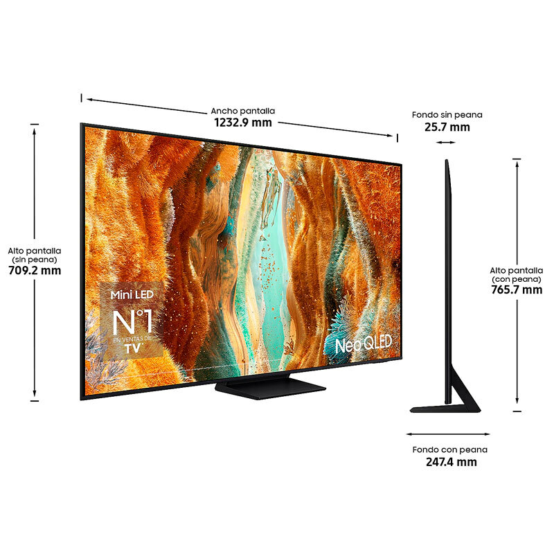 Televisor Samsung TQ55QN70FAUXXC – 55" 4K, Mini LED Neo QLED, 100 Hz