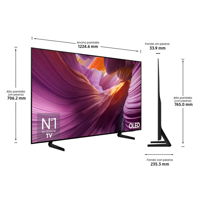 Televisor OLED Samsung TQ55S85FAUXXC – 55" 4K, HDR10+, Dolby Atmos
