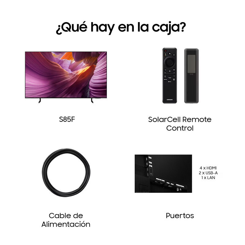 Televisor OLED Samsung TQ55S85FAUXXC – 55" 4K, HDR10+, Dolby Atmos