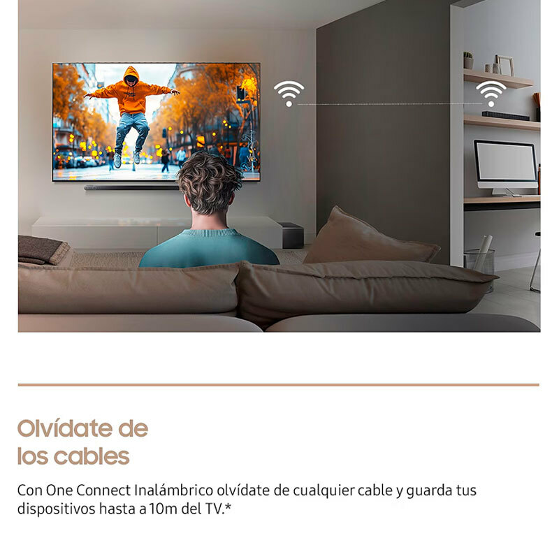 Televisor Samsung TQ75LS03FWUXXC – QD Mini LED, 4K UHD, One Connect inalámbrico